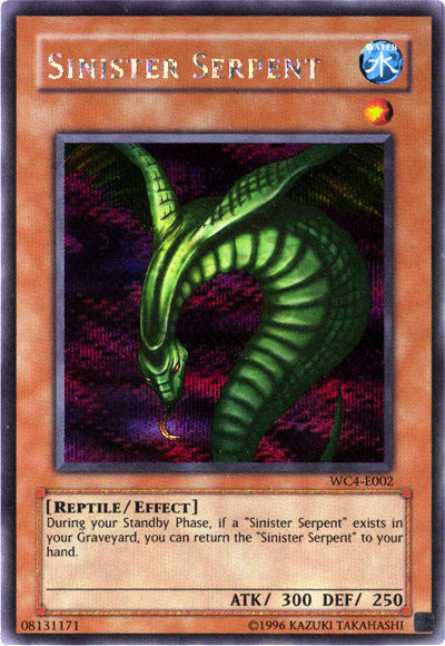 Sinister Serpent [WC4-E002] Prismatic Secret Rare | Galaxy Games LLC