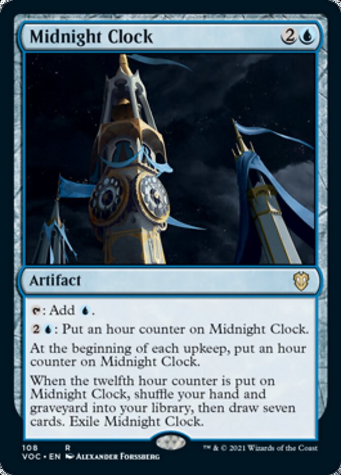 Midnight Clock [Innistrad: Crimson Vow Commander] | Galaxy Games LLC