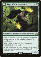 Sage of Ancient Lore // Werewolf of Ancient Hunger [Shadows over Innistrad] | Galaxy Games LLC