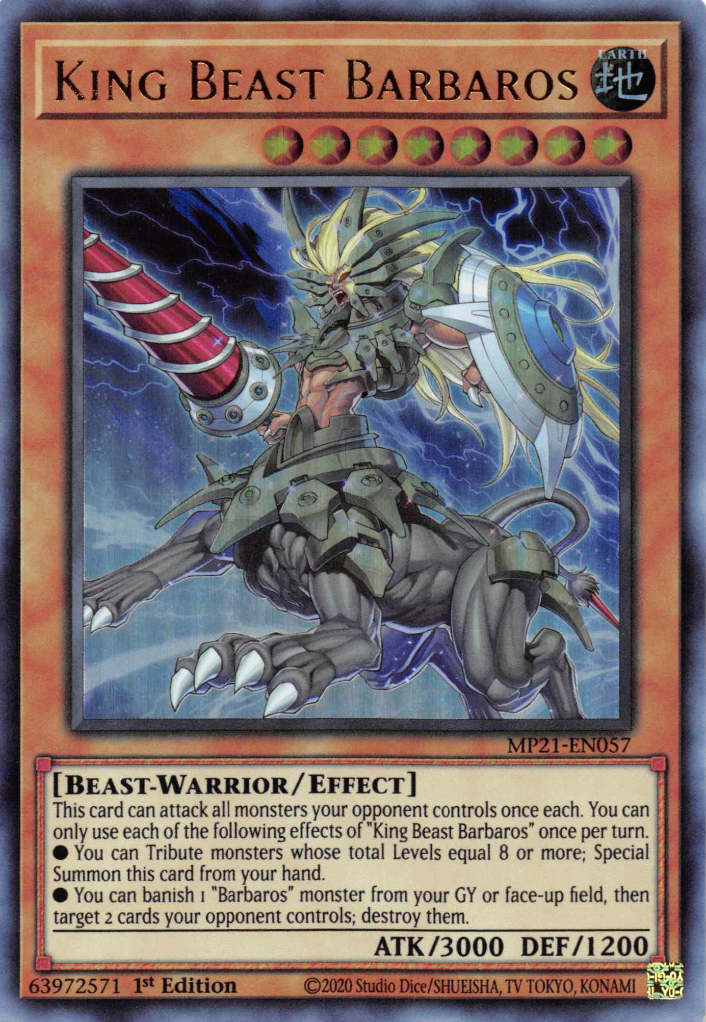 King Beast Barbaros [MP21-EN057] Ultra Rare | Galaxy Games LLC