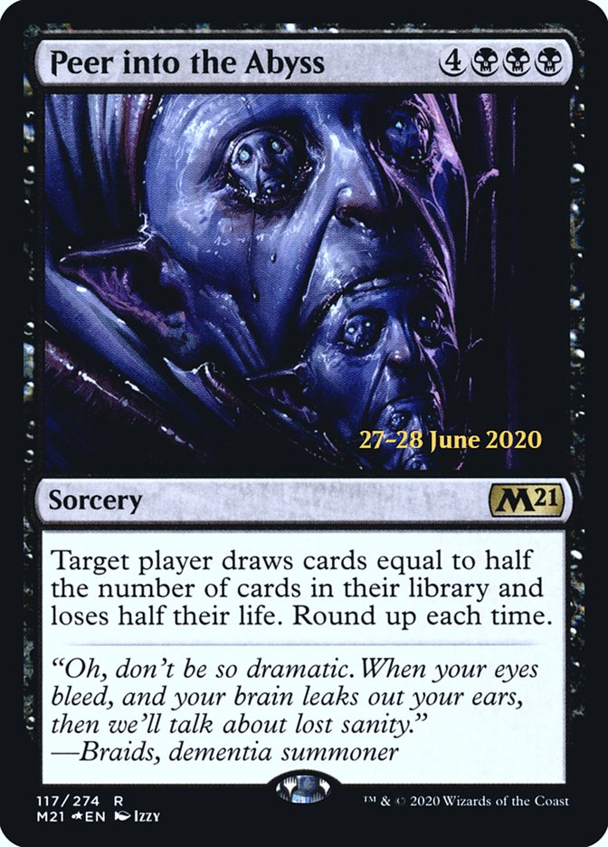 Peer into the Abyss [Core Set 2021 Prerelease Promos] | Galaxy Games LLC