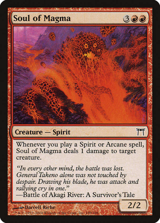 Soul of Magma [Champions of Kamigawa] | Galaxy Games LLC