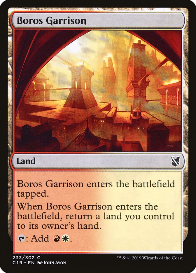 Boros Garrison [Commander 2019] | Galaxy Games LLC