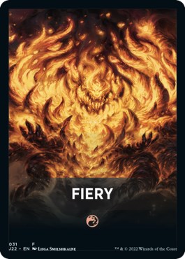 Fiery Theme Card [Jumpstart 2022 Front Cards] | Galaxy Games LLC