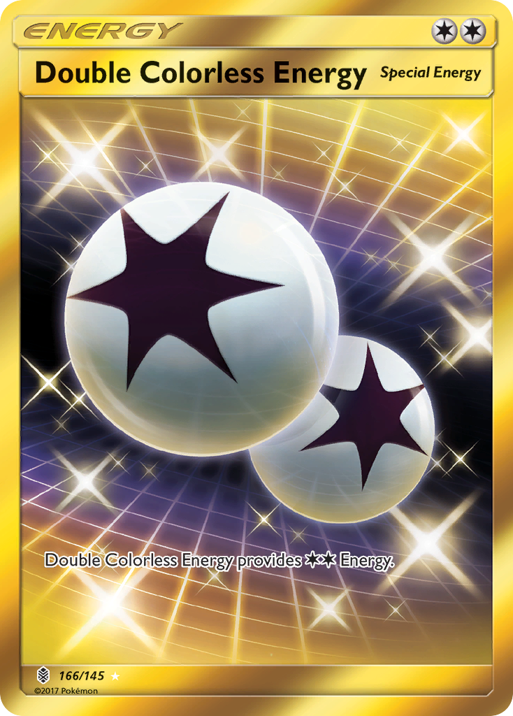 Double Colorless Energy (166/145) [Sun & Moon: Guardians Rising] | Galaxy Games LLC