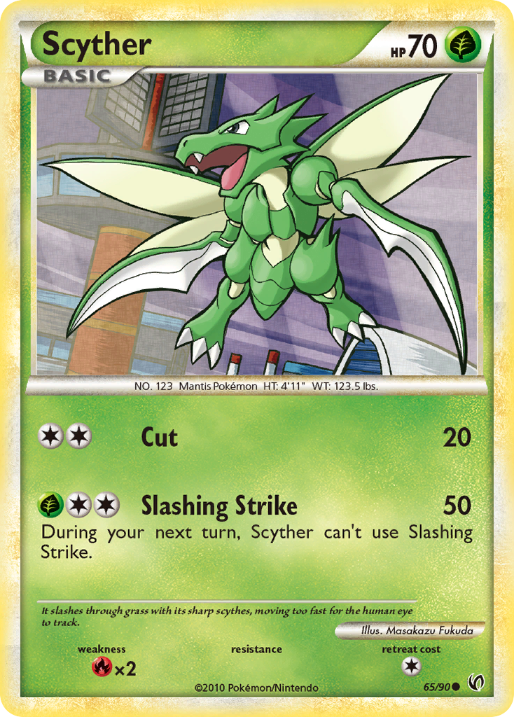 Scyther (65/90) [HeartGold & SoulSilver: Undaunted] | Galaxy Games LLC