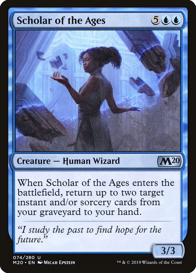 Scholar of the Ages [Core Set 2020] | Galaxy Games LLC