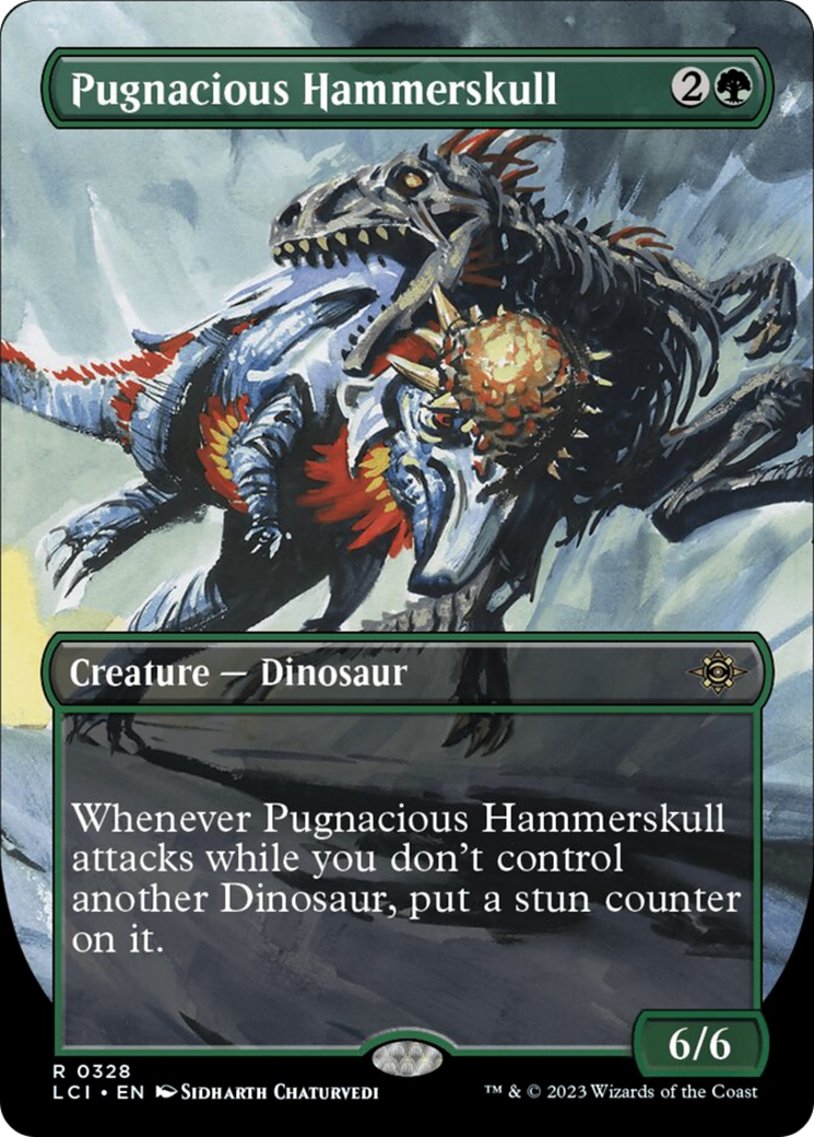 Pugnacious Hammerskull (Borderless) [The Lost Caverns of Ixalan] | Galaxy Games LLC