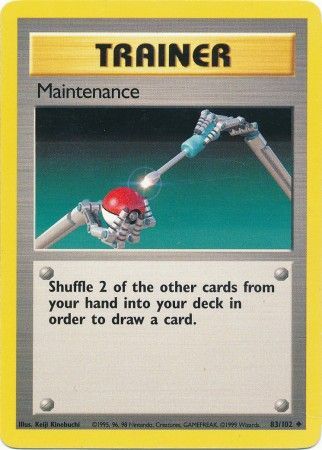 Maintenance (83/102) [Base Set Unlimited] | Galaxy Games LLC