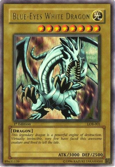 Blue-Eyes White Dragon [LOB-001] Ultra Rare | Galaxy Games LLC