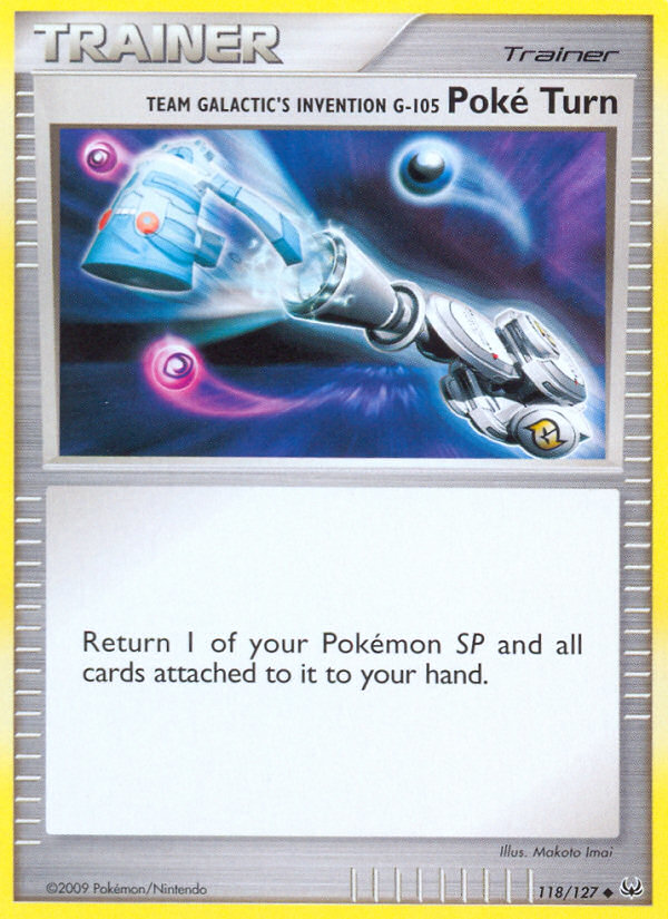 Team Galactic's Invention G-105 Poke Turn (118/127) [Platinum: Base Set] | Galaxy Games LLC