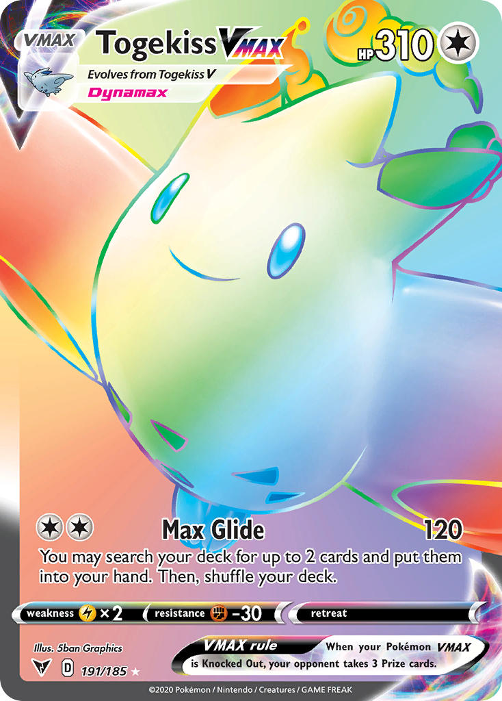 Togekiss VMAX (191/185) [Sword & Shield: Vivid Voltage] | Galaxy Games LLC