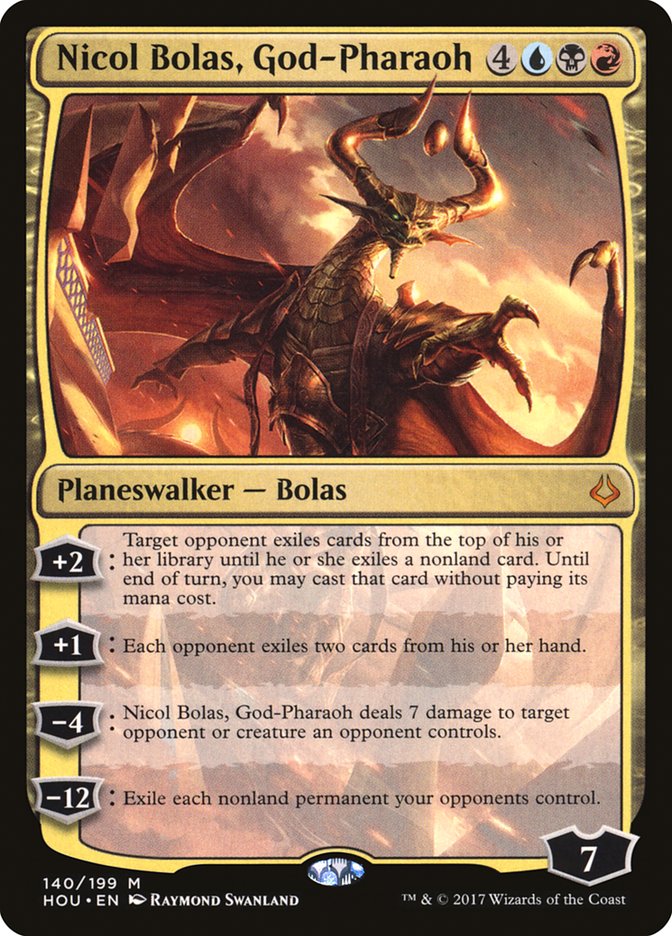 Nicol Bolas, God-Pharaoh [Hour of Devastation] | Galaxy Games LLC