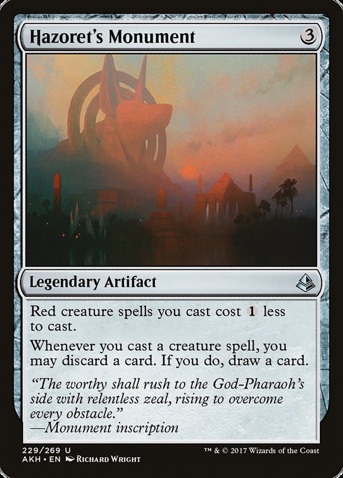 Hazoret's Monument [Amonkhet] | Galaxy Games LLC