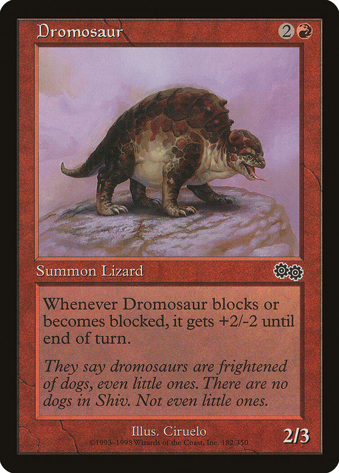 Dromosaur [Urza's Saga] | Galaxy Games LLC