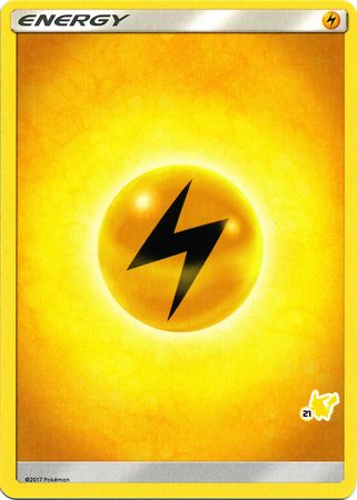 Lightning Energy (Pikachu Stamp #21) [Battle Academy 2020] | Galaxy Games LLC