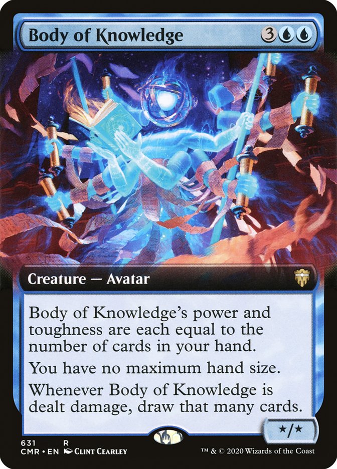 Body of Knowledge (Extended Art) [Commander Legends] | Galaxy Games LLC