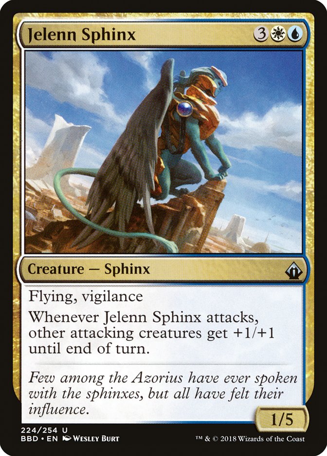 Jelenn Sphinx [Battlebond] | Galaxy Games LLC