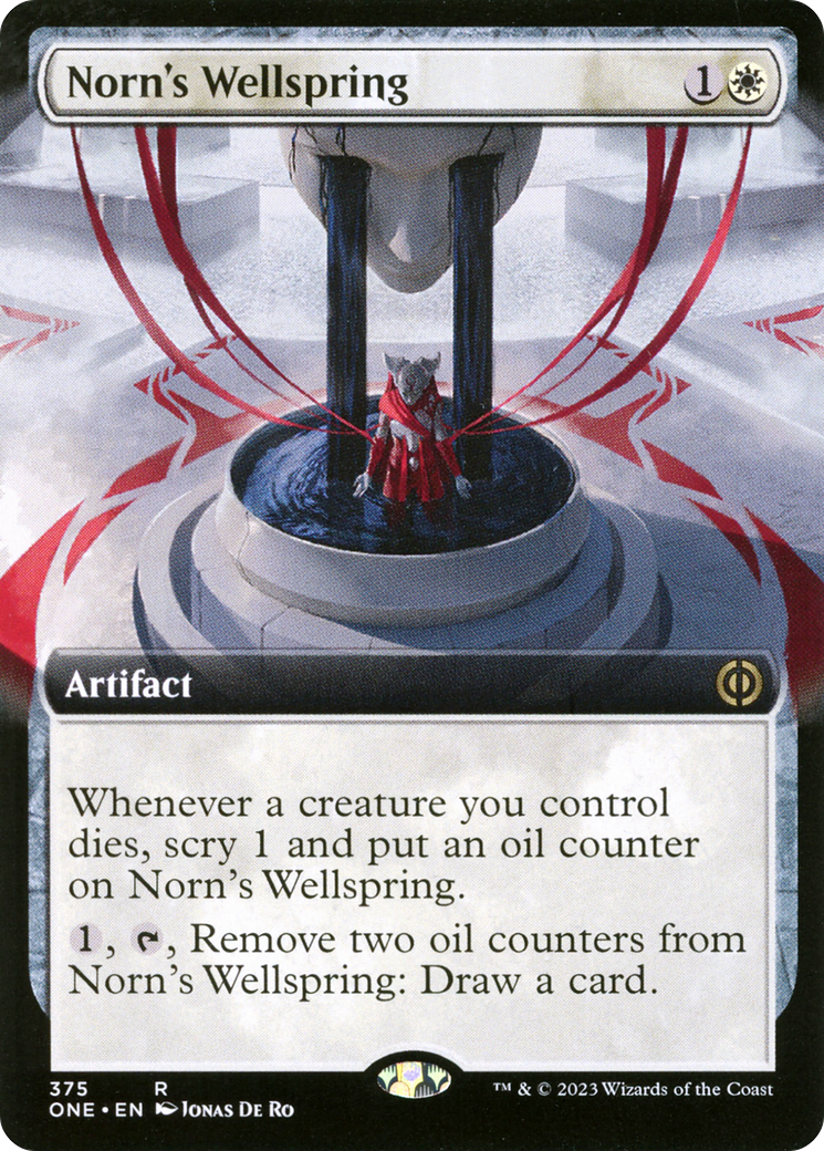 Norn's Wellspring (Extended Art) [Phyrexia: All Will Be One] | Galaxy Games LLC