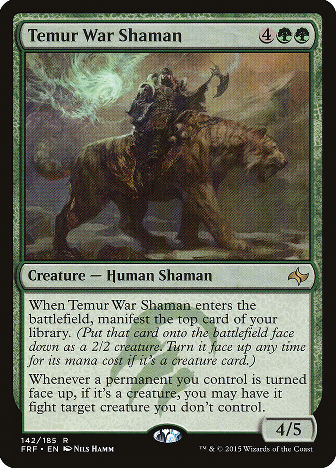 Temur War Shaman [Fate Reforged] | Galaxy Games LLC