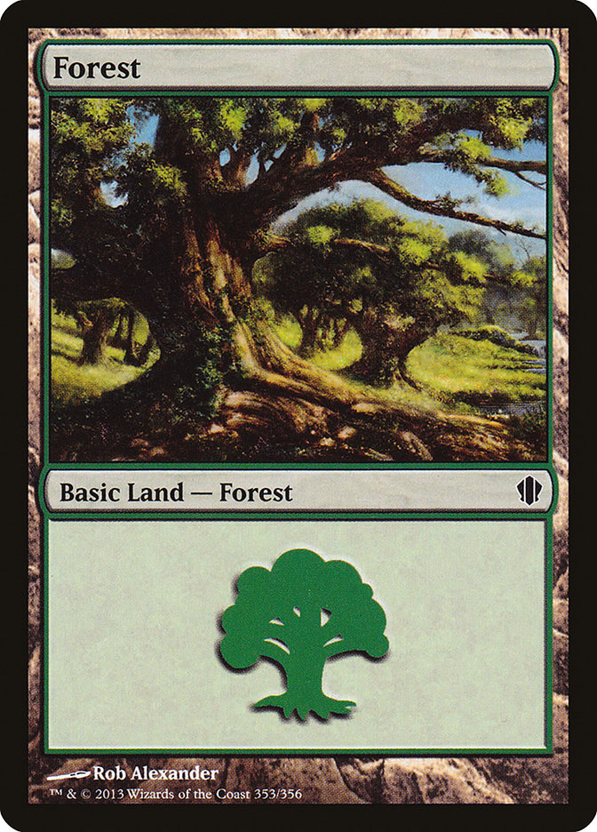 Forest (353) [Commander 2013] | Galaxy Games LLC