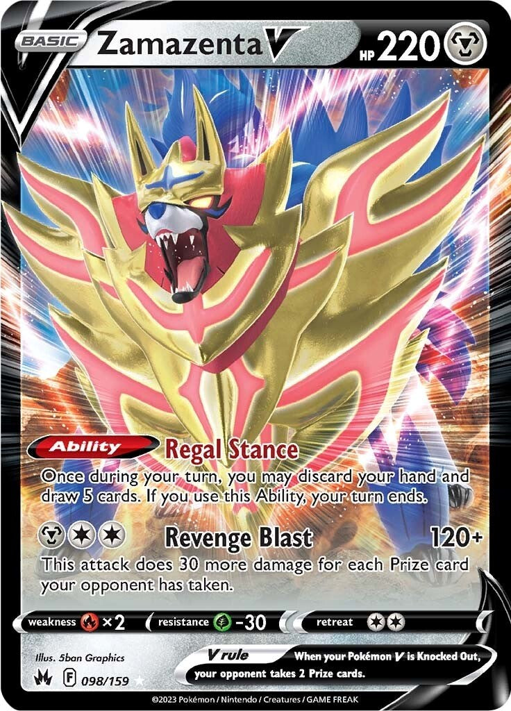 Zamazenta V (098/159) [Sword & Shield: Crown Zenith] | Galaxy Games LLC