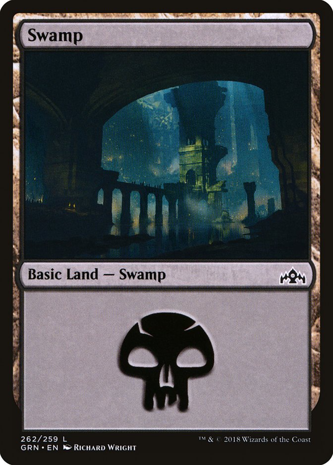 Swamp (262) [Guilds of Ravnica] | Galaxy Games LLC