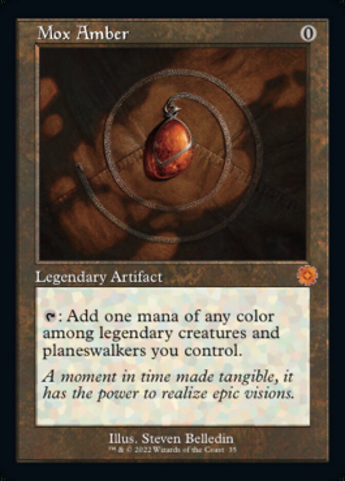 Mox Amber (Retro) [The Brothers' War Retro Artifacts] | Galaxy Games LLC