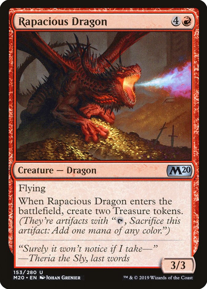 Rapacious Dragon [Core Set 2020] | Galaxy Games LLC