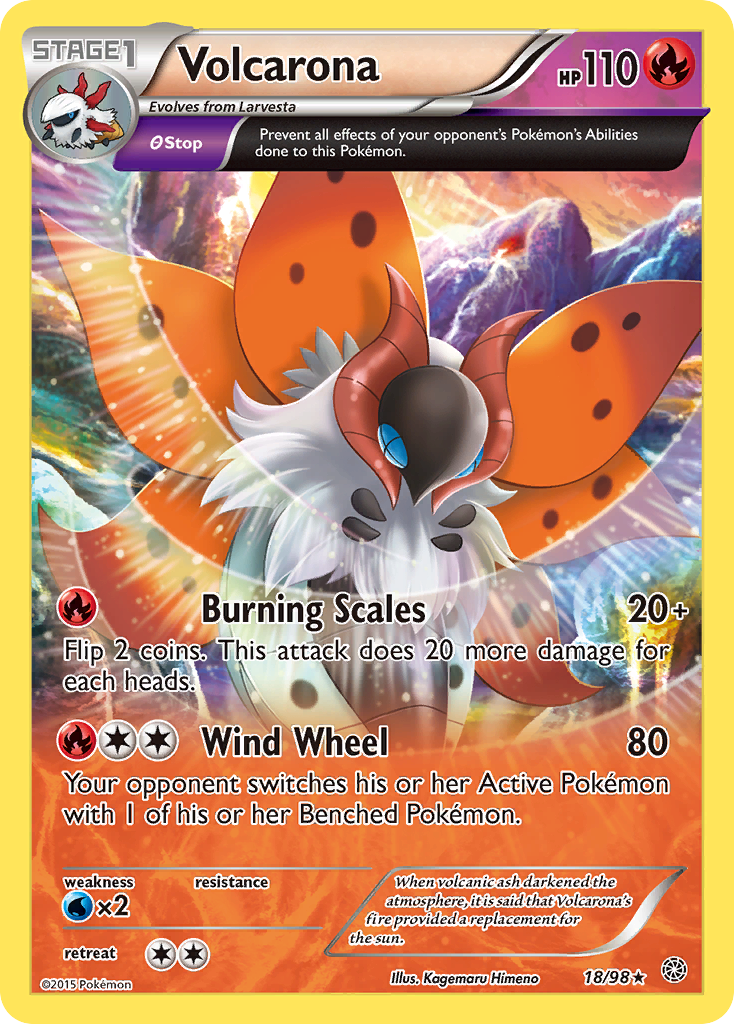 Volcarona (18/98) [XY: Ancient Origins] | Galaxy Games LLC