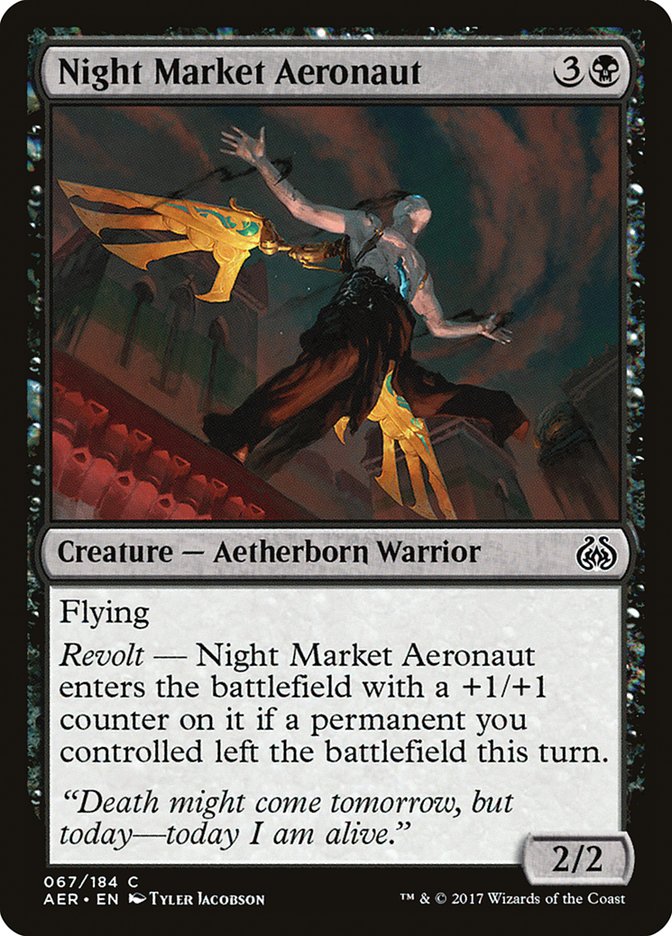 Night Market Aeronaut [Aether Revolt] | Galaxy Games LLC