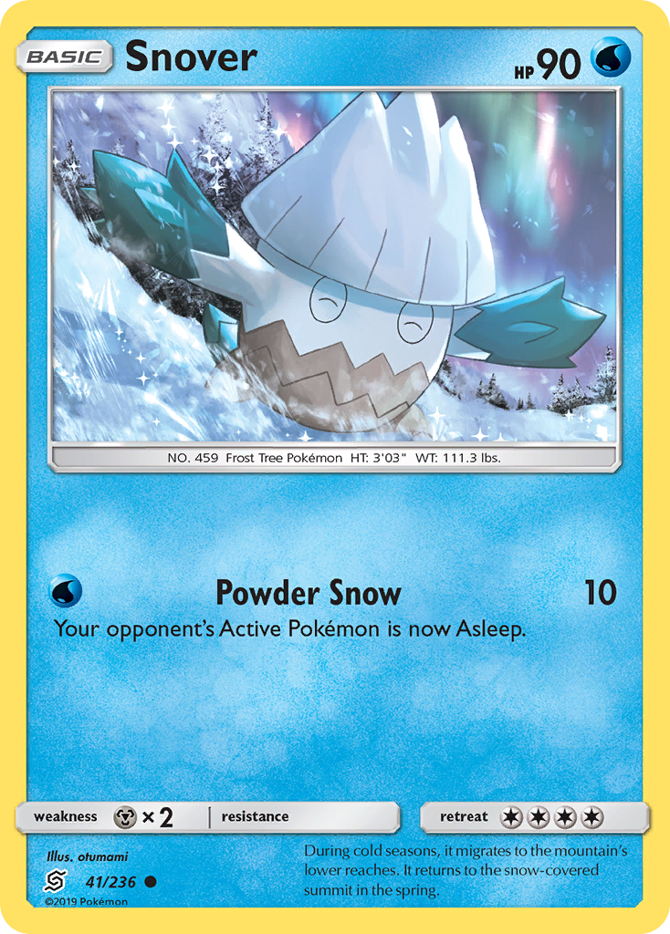 Snover (41/236) [Sun & Moon: Unified Minds] | Galaxy Games LLC