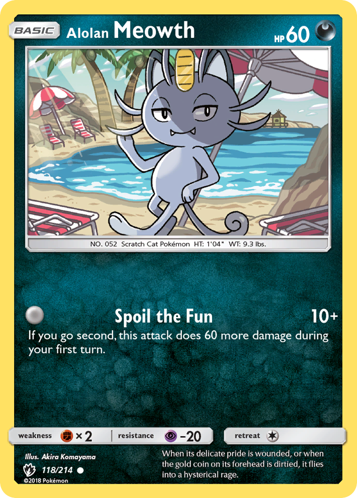 Alolan Meowth (118/214) [Sun & Moon: Lost Thunder] | Galaxy Games LLC