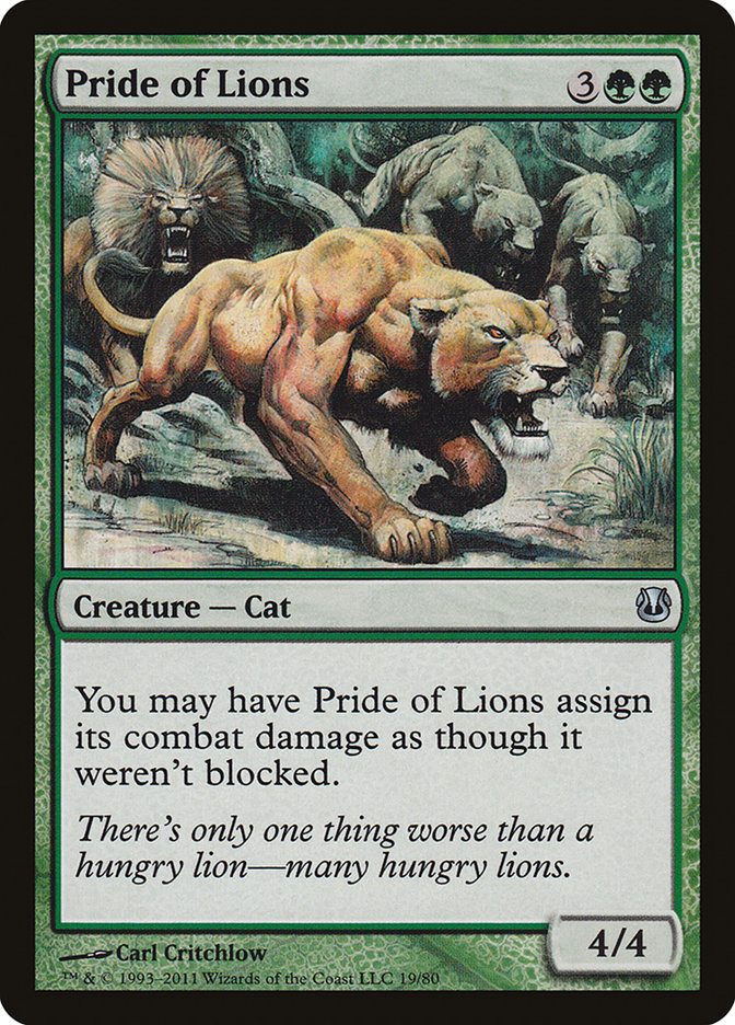 Pride of Lions [Duel Decks: Ajani vs. Nicol Bolas] | Galaxy Games LLC