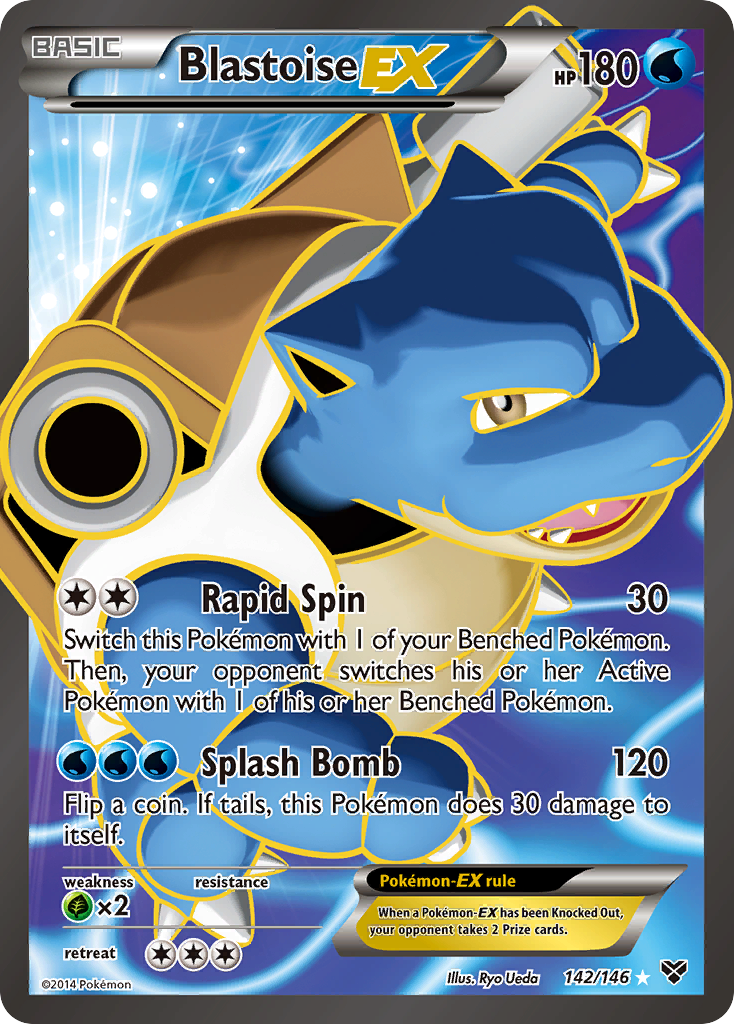 Blastoise EX (142/146) [XY: Base Set] | Galaxy Games LLC