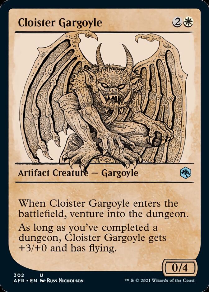 Cloister Gargoyle (Showcase) [Dungeons & Dragons: Adventures in the Forgotten Realms] | Galaxy Games LLC