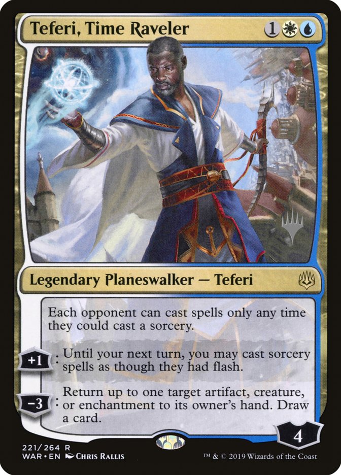 Teferi, Time Raveler (Promo Pack) [War of the Spark Promos] | Galaxy Games LLC