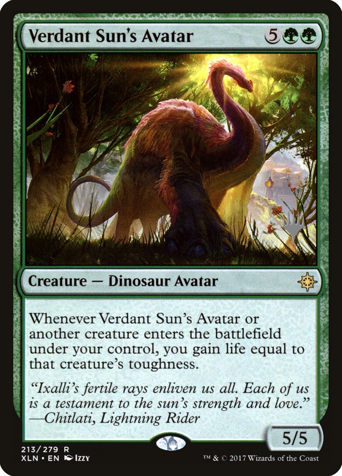 Verdant Sun's Avatar (Promo Pack) [Ixalan Promos] | Galaxy Games LLC