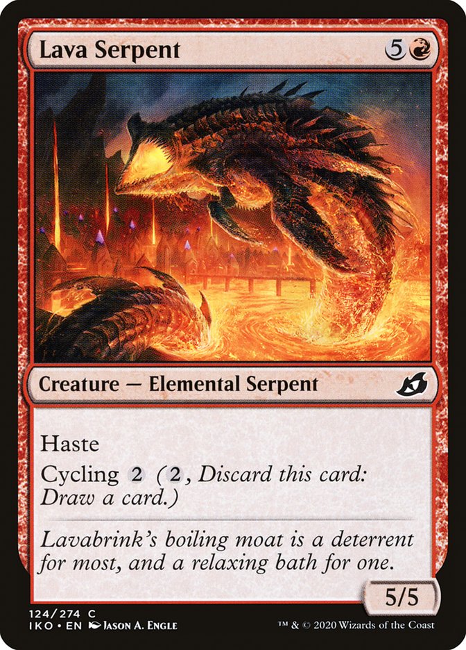 Lava Serpent [Ikoria: Lair of Behemoths] | Galaxy Games LLC