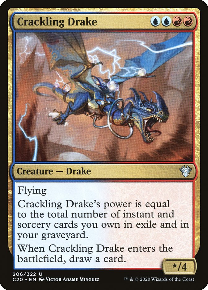 Crackling Drake [Commander 2020] | Galaxy Games LLC