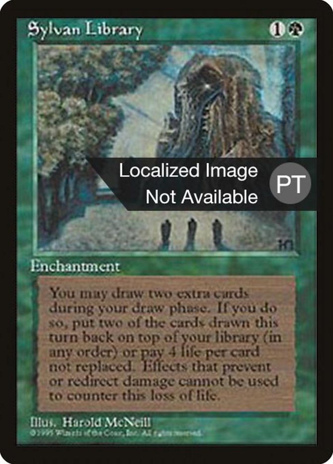 Sylvan Library [Fourth Edition (Foreign Black Border)] | Galaxy Games LLC