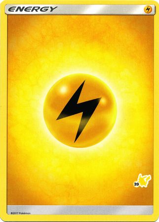 Lightning Energy (Pikachu Stamp #39) [Battle Academy 2020] | Galaxy Games LLC