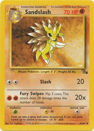 Sandslash (41/62) [Fossil Unlimited] | Galaxy Games LLC