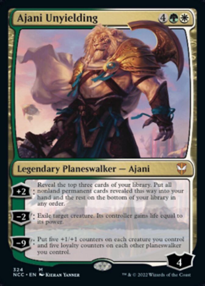 Ajani Unyielding [Streets of New Capenna Commander] | Galaxy Games LLC