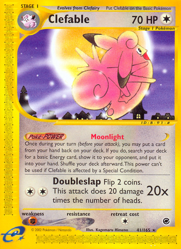 Clefable (41/165) [Expedition: Base Set] | Galaxy Games LLC