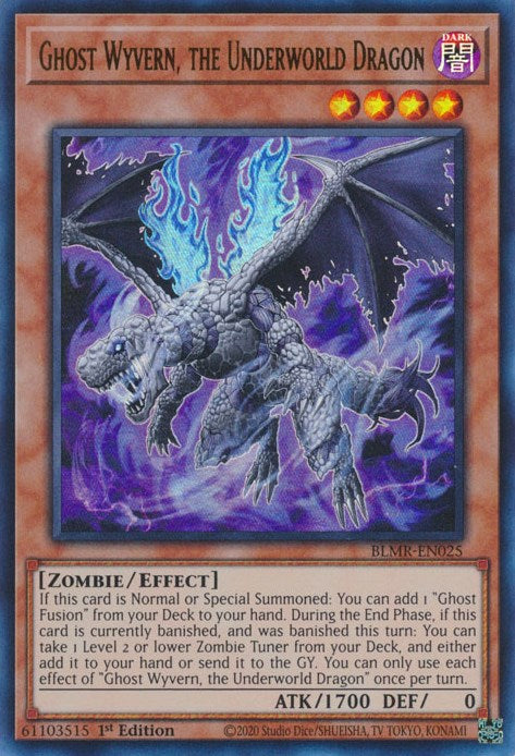 Ghost Wyvern, the Underworld Dragon [BLMR-EN025] Ultra Rare | Galaxy Games LLC