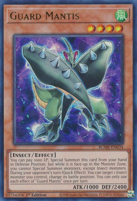 Guard Mantis [BLMR-EN034] Ultra Rare | Galaxy Games LLC