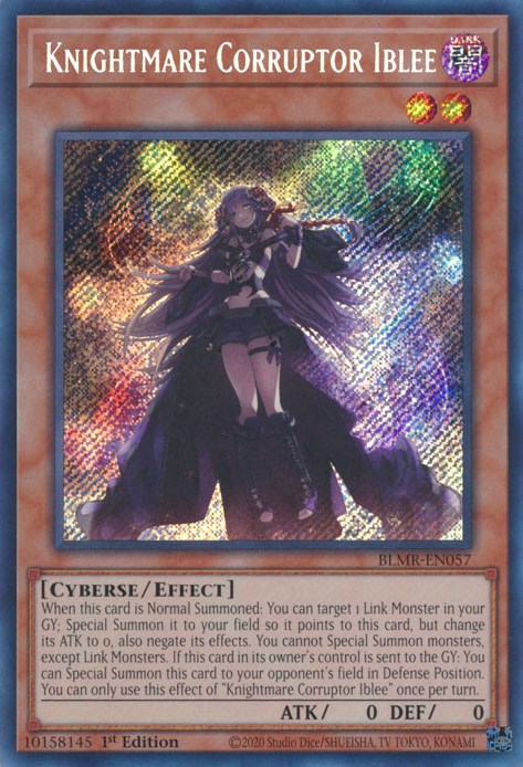 Knightmare Corruptor Iblee [BLMR-EN057] Secret Rare | Galaxy Games LLC