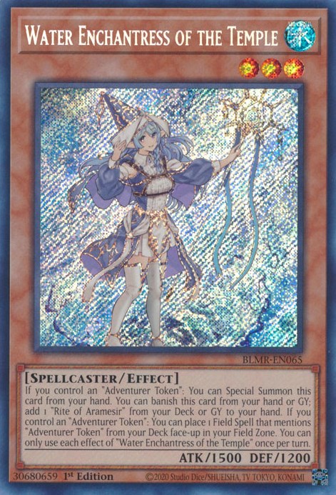 Water Enchantress of the Temple [BLMR-EN065] Secret Rare | Galaxy Games LLC