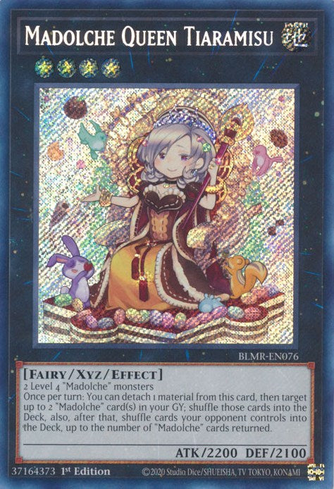 Madolche Queen Tiaramisu [BLMR-EN076] Secret Rare | Galaxy Games LLC